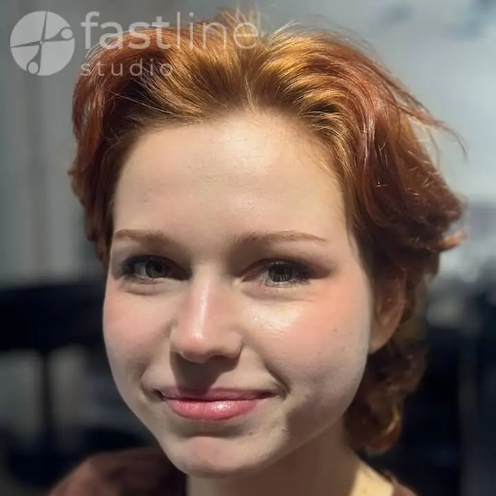 Фото короткого волосся до фарбування в червоний колір